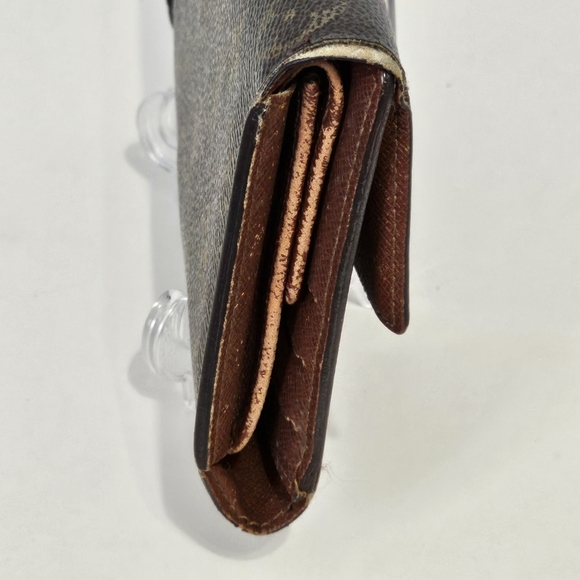 Louise Vuitton Vintage 2001 Brown Monogram Canvas Porte Tresor Long Wallet - Picture 9 of 16